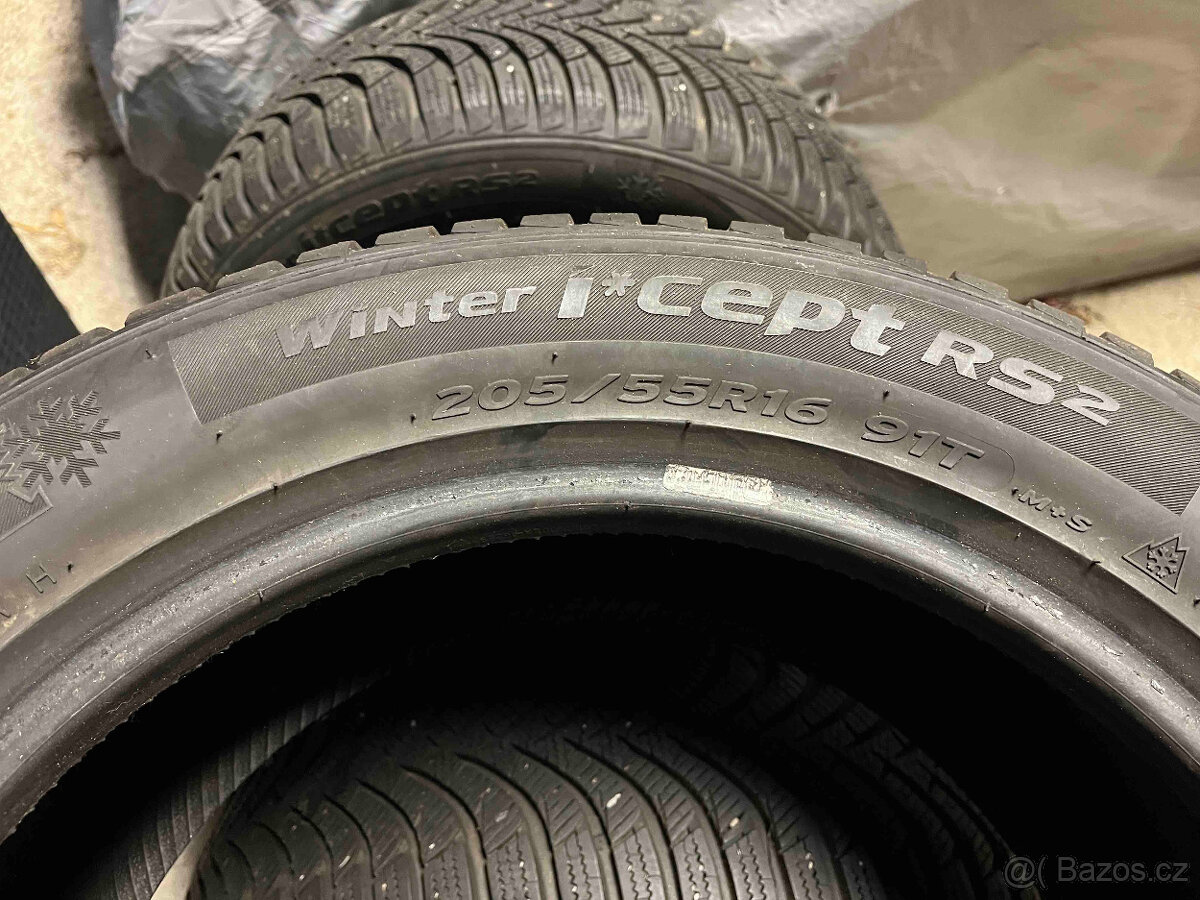 4x zimní pneu 205/55 R16 Hankook Winter icept RS2 8mm - 7