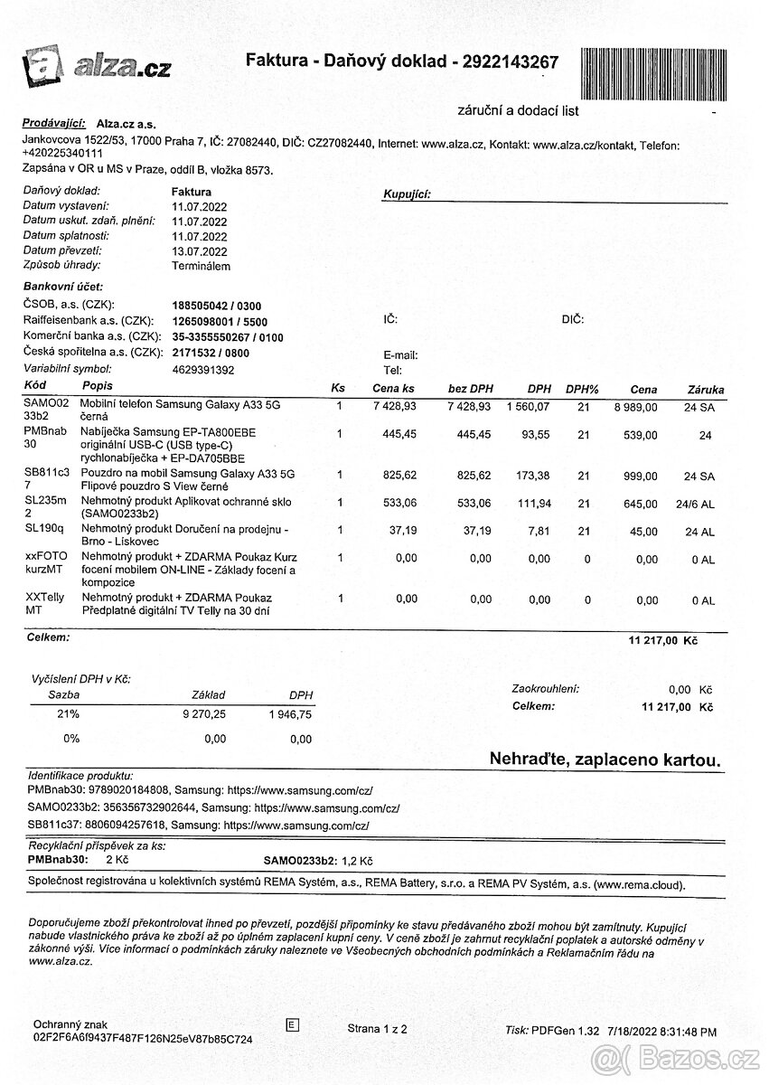 Samsung Galaxy A33 5G TOP stav - 7