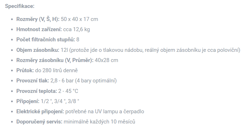 8-stupňová reverzní osmóza Aquafilter - 7