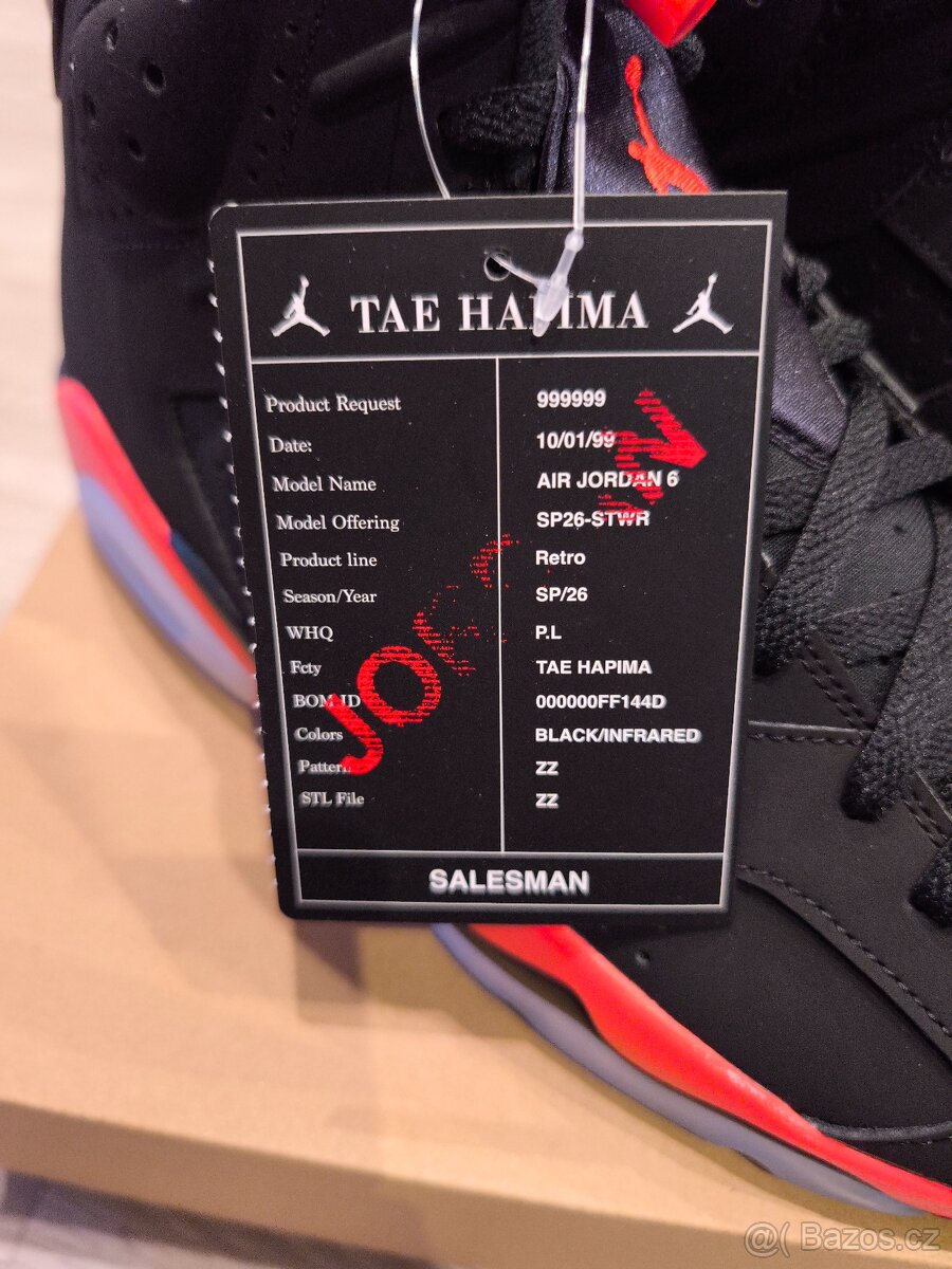 Air Jordan 6 Infrared Salesman - 7