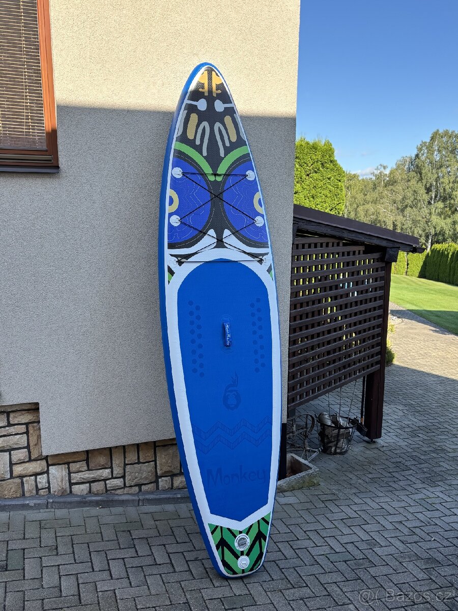 Paddleboard 335×83×15 cm, lehký a s kompletní výbavou - 7
