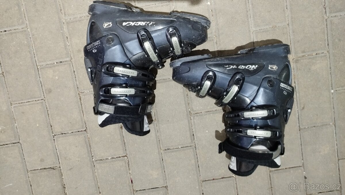 lyže Elan Integra Race 140cm + lyžáky - 7