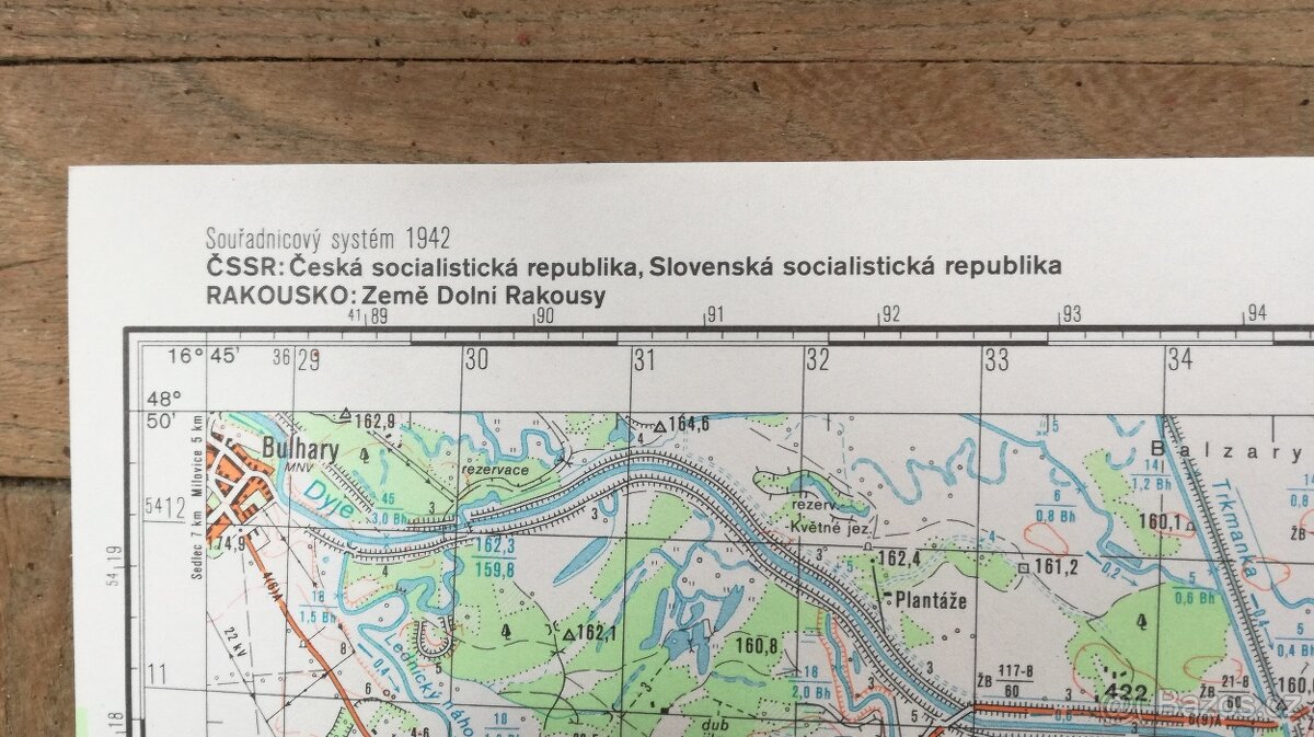 Vojenské mapy (1:50 000) - Tajné - 7