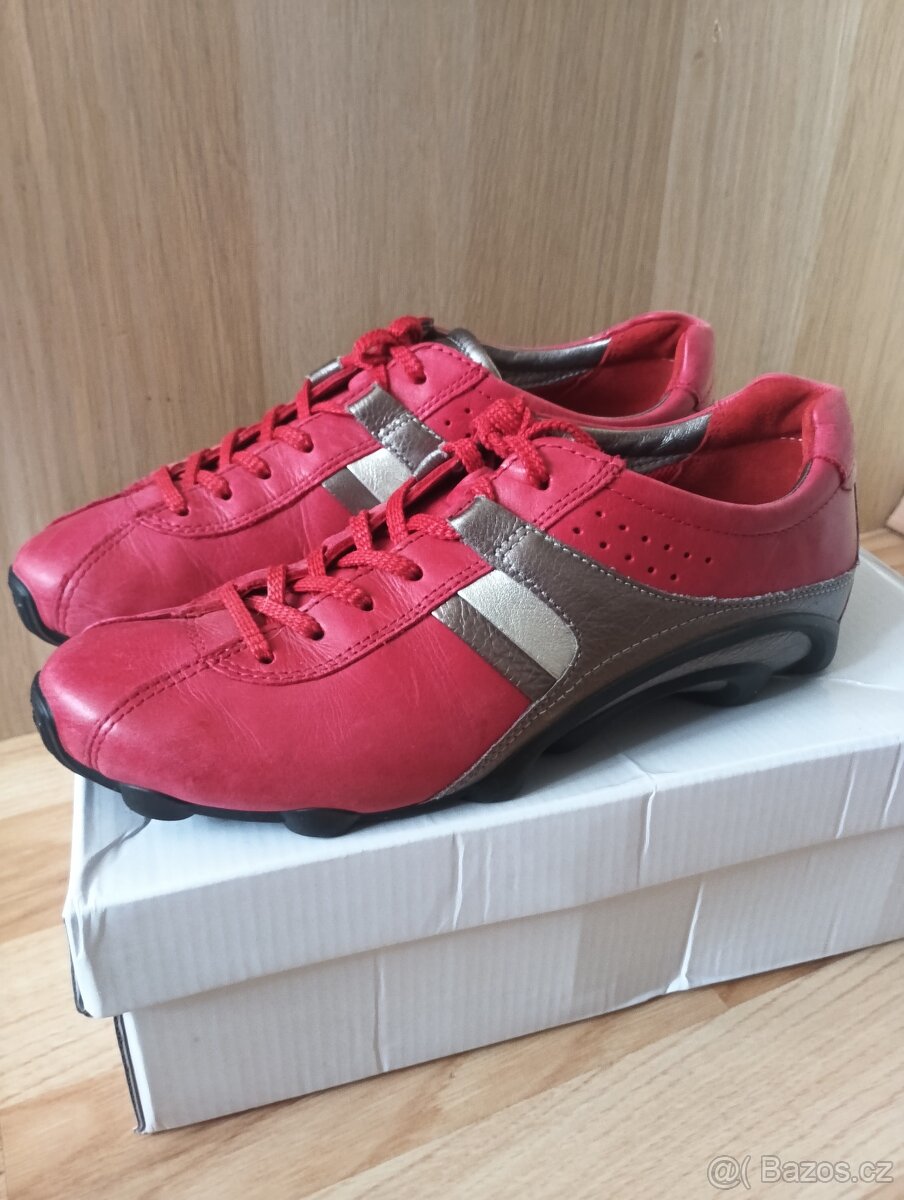 Dámské kožené boty ECCO- nenošené, vel. 38 - 7