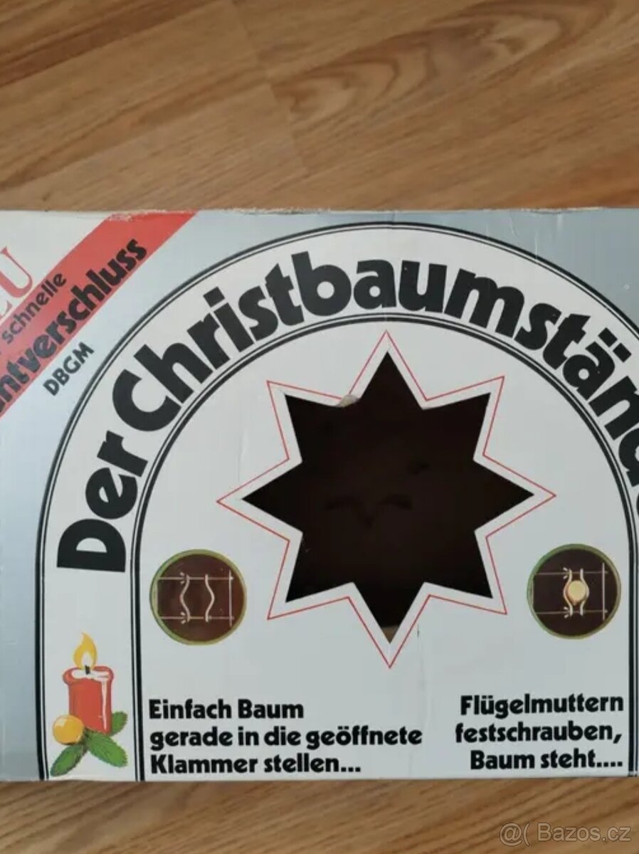 Stojan na vánoční stromeček keramický. - 7