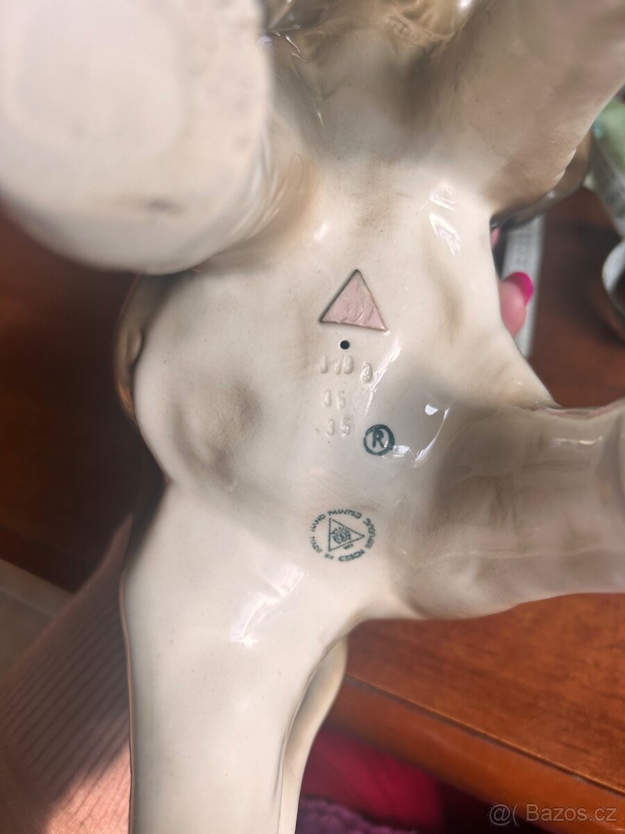 Porcelánový slon Royal Dux - 7