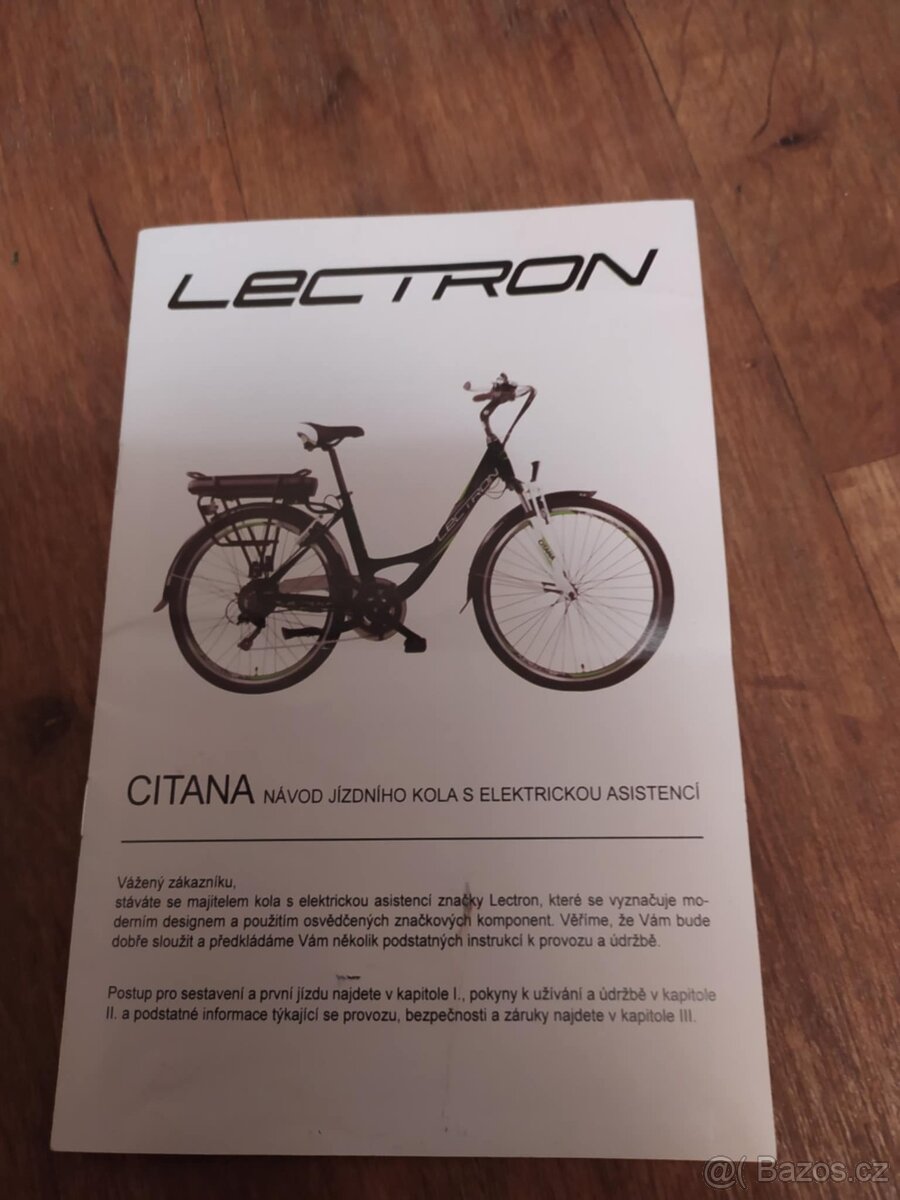 Prodám elektrokolo Lectron Citana - 7