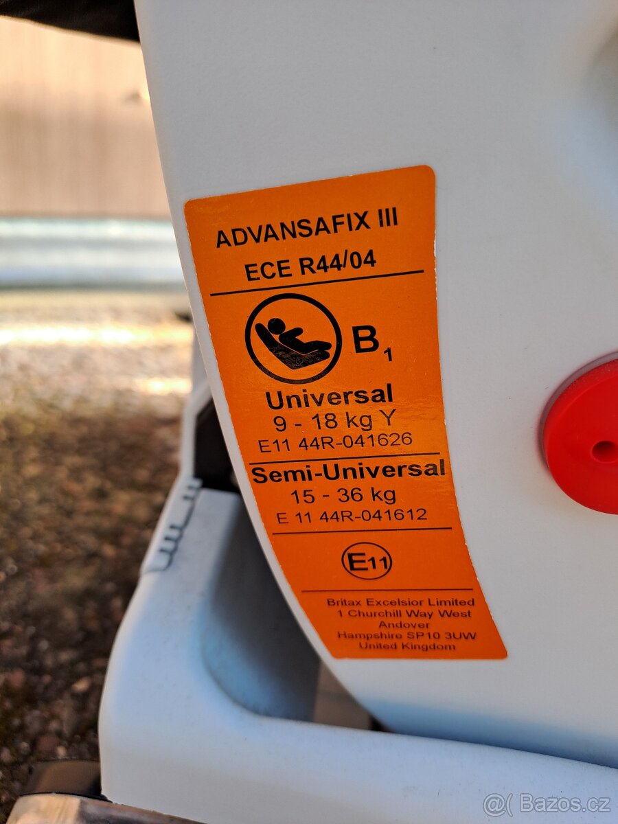 Autosedačka Britax Romer ADVANSAFIX III - 7