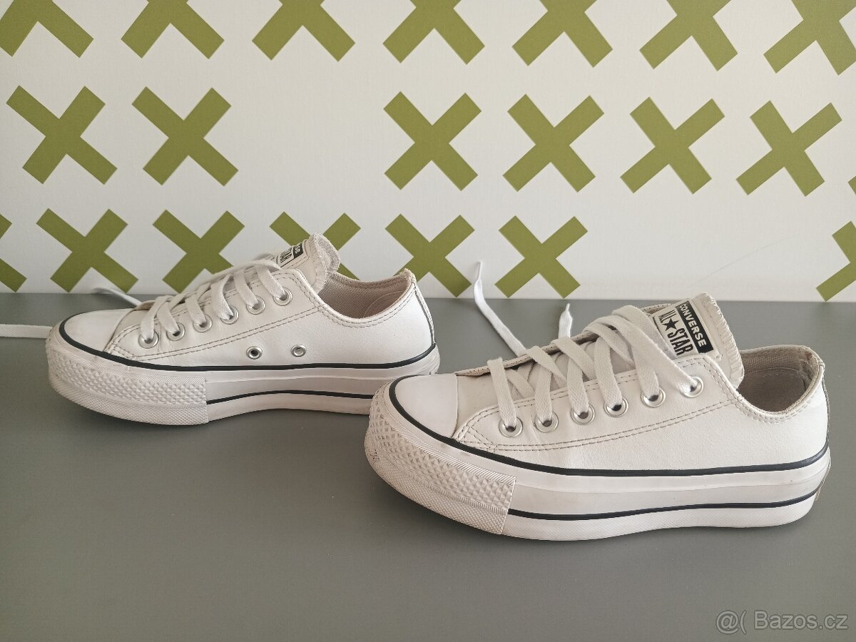 4 páry - sada dívčích botů Converse,Vagabond,Kiprun - 7