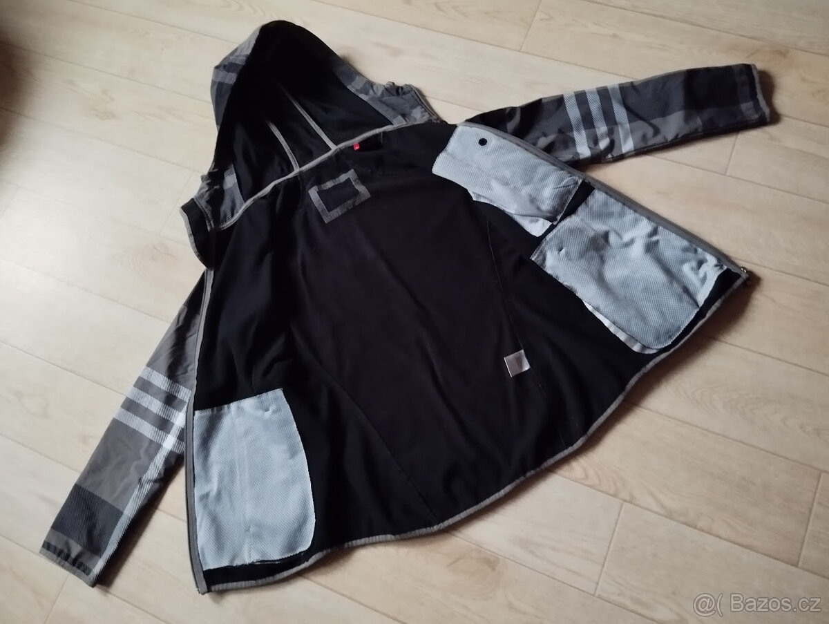 O'Neill softshelová bunda vel.L šedá / růžová - 7