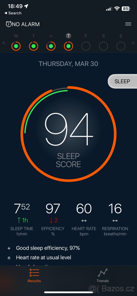 Beddit - měřič spánku - 7