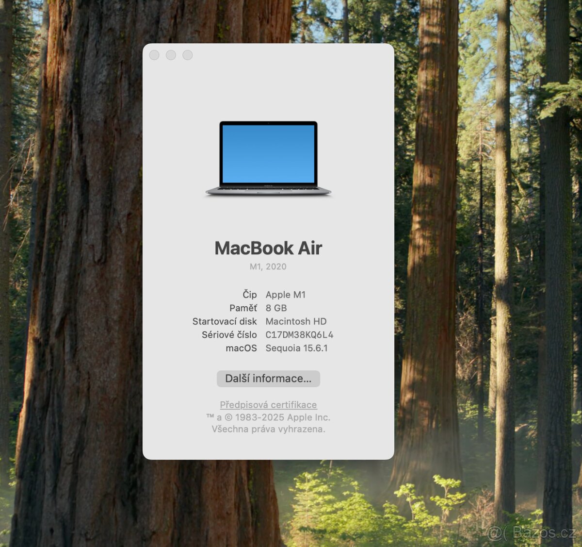 MacBook Air M1 256 GB Vesmírně šedá - 7