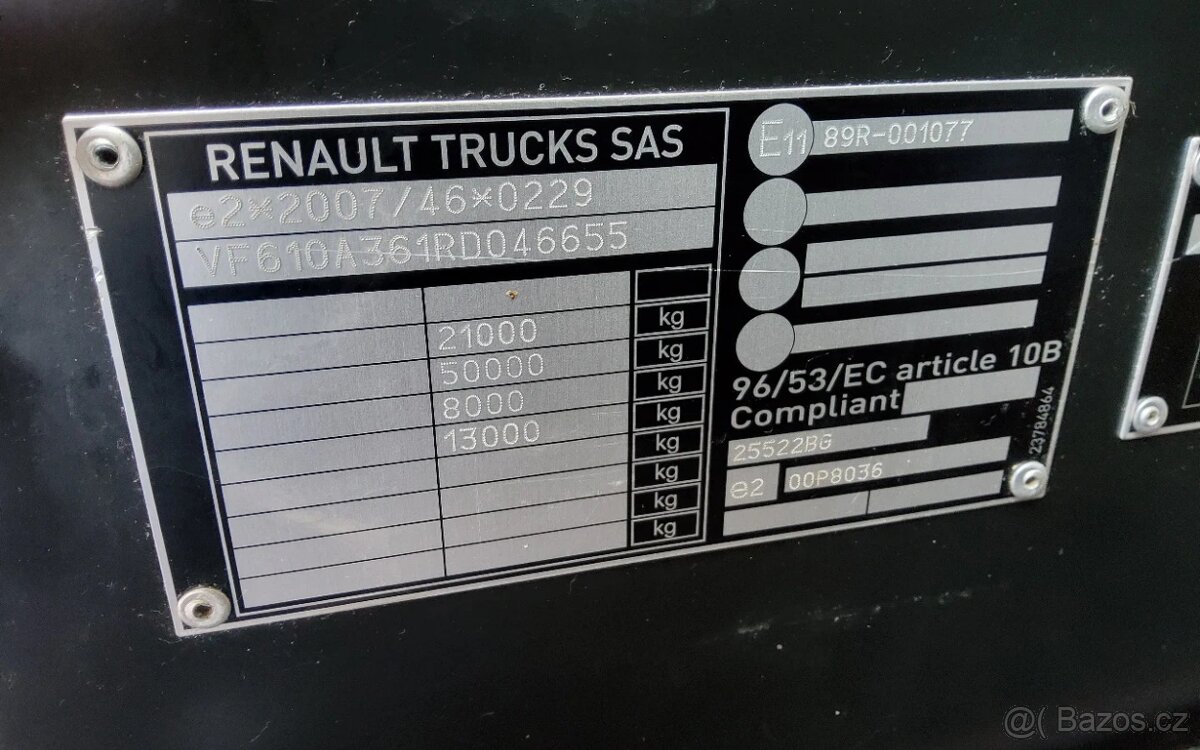 Renault T520 4x2 / Hydraulika / 135tkm - 7