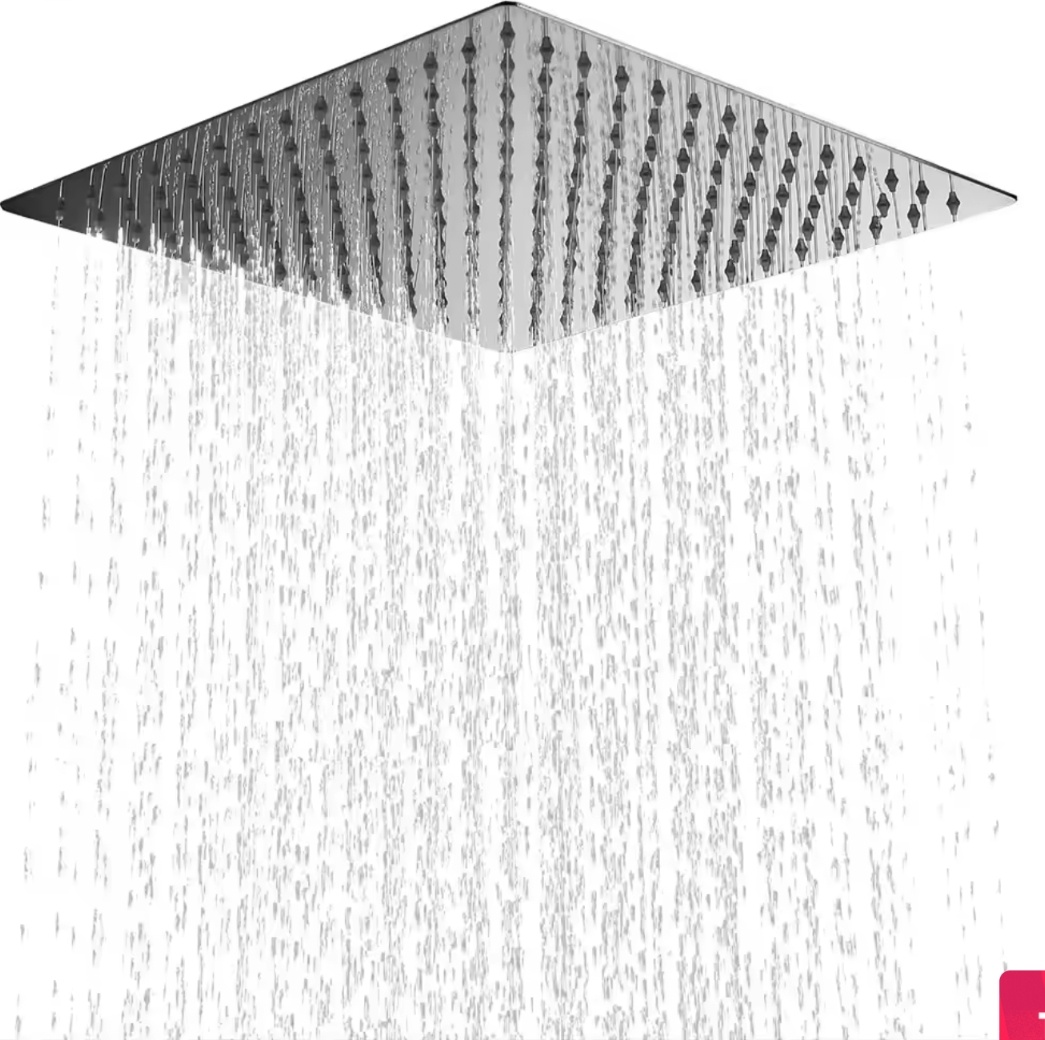 Sprchové hlavice RAIN vel 8" 10" 12" / kulaté nebo hranaté - 7