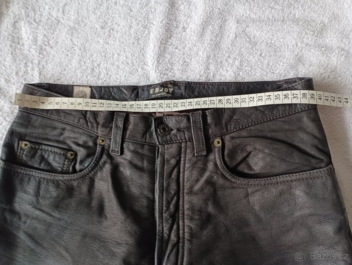 Dámské kožené kalhoty i na motorku enjoy - 7