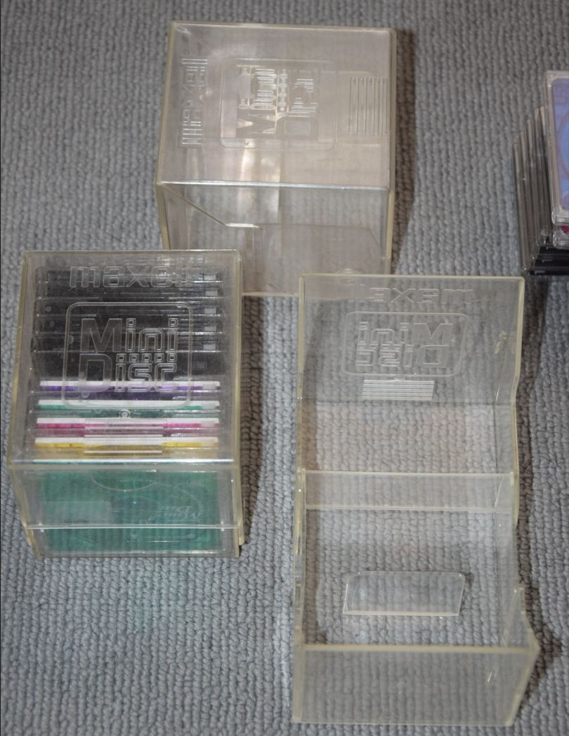 MD minidisc MAXELL 74min., s obaly, plast.MD box,sada 10ks - 7