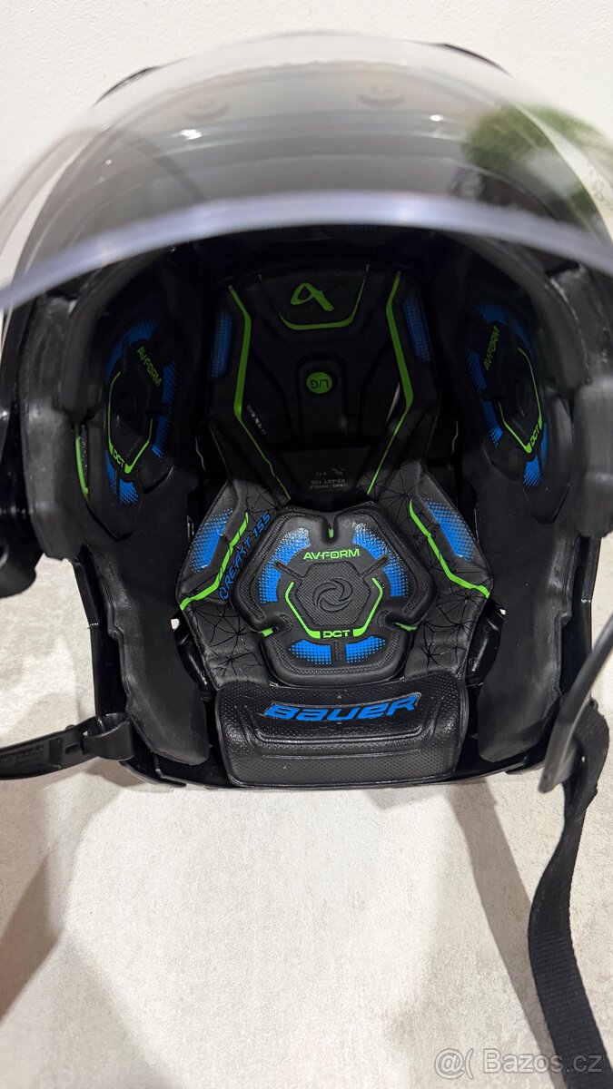 ✅ PROFI PRILBA BAUER - RE-AKT 155 - veľkosť L - BLACK ✅ - 7