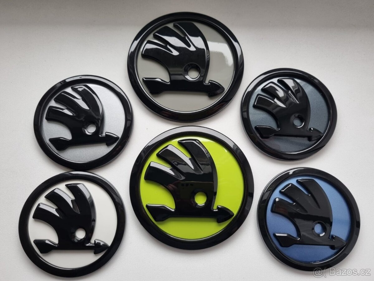 Farebné znaky - logo na ŠKODA - 7