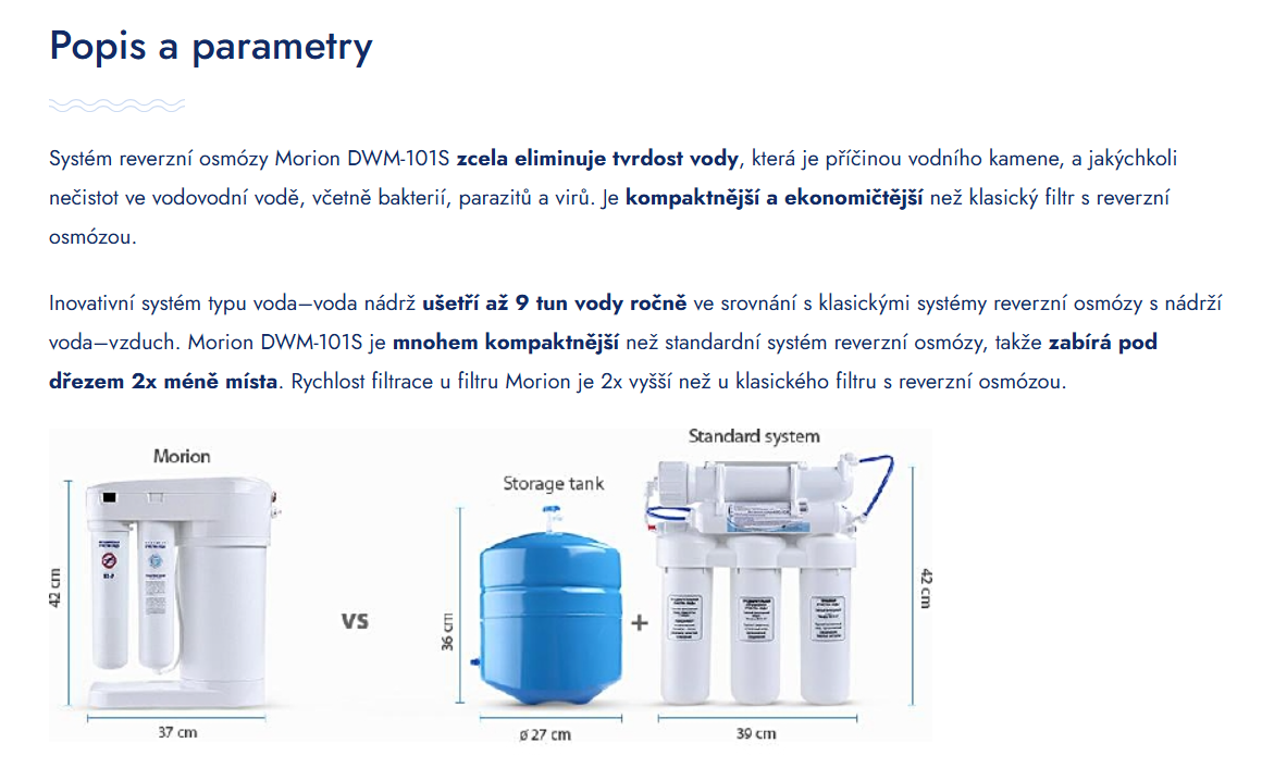 Reverzní osmóza Aquaphor Morion - 7