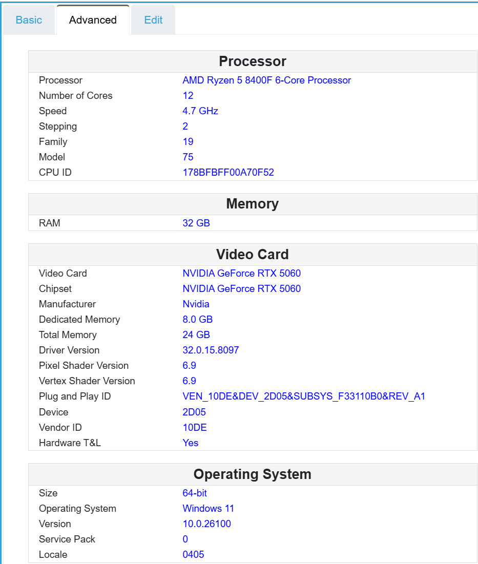 NOVÉ herní PC RTX 5060, Ryzen 5, 32GB DDR5, 1TB SSD - 7
