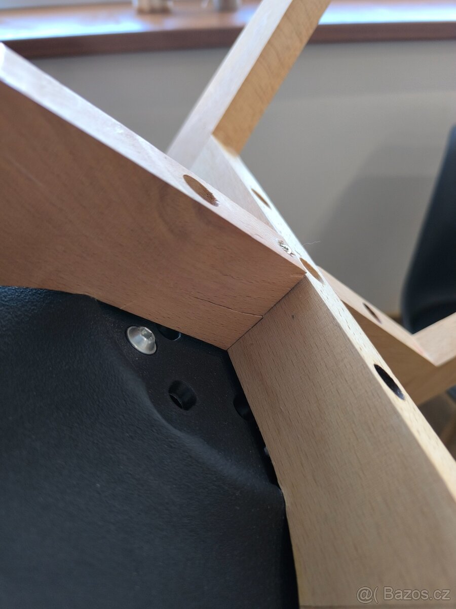 Jídelní židle černé. - 7