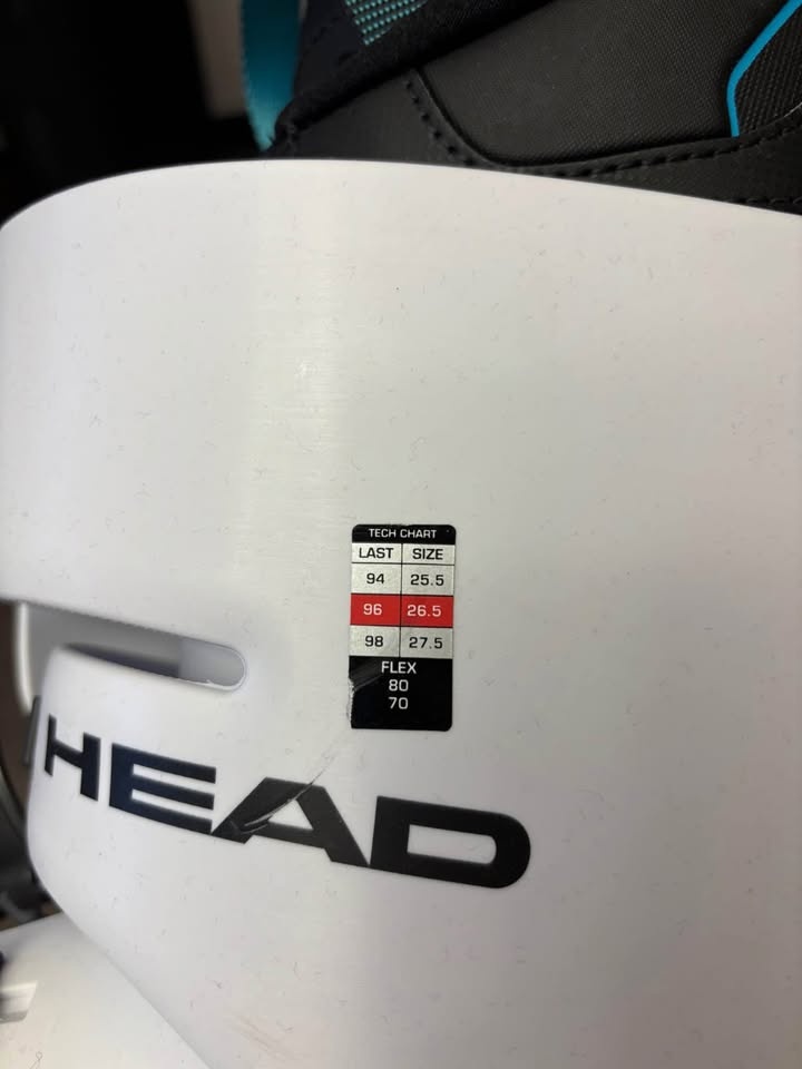 Lyžařské boty HEAD Raptor WCR 70 sezona 24/25, velikost MP 2 - 7