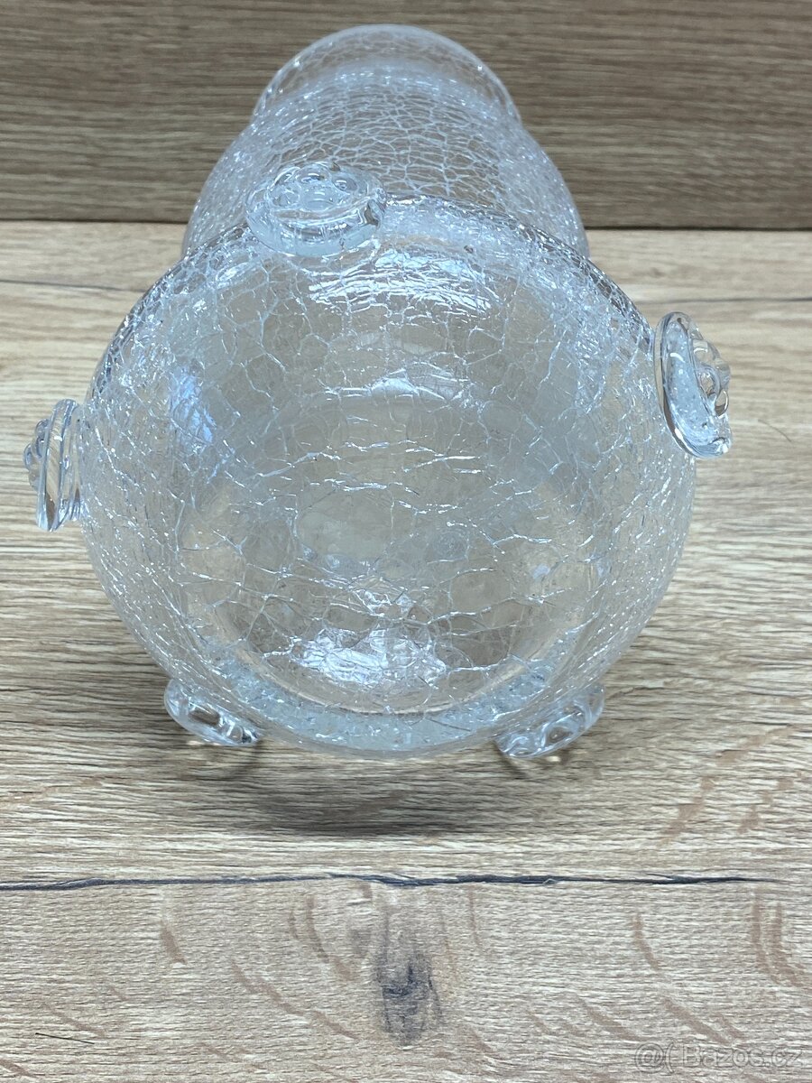 váza stará váza československé sklo retro váza - 7