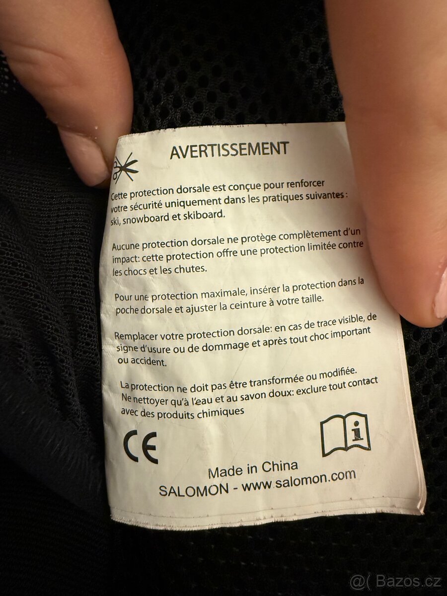 Chránič zad SALOMON Flexcell 3 Junior - 7