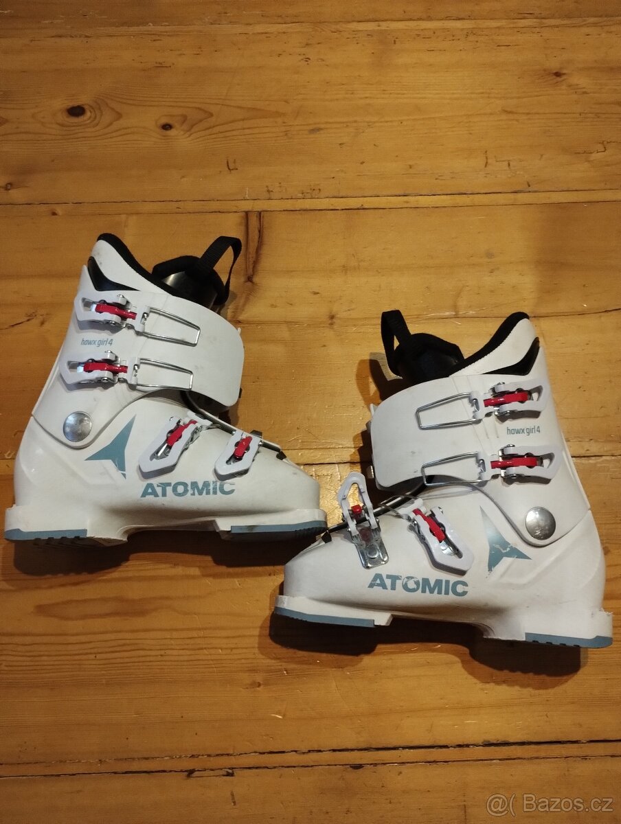 Dětské lyže vč. hůlek (2x) a boty (3x) po kompl. servisu - 7