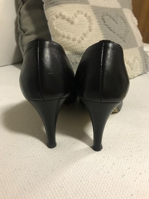 Kožené lodičky, střevíce Lasocki, černé - 7