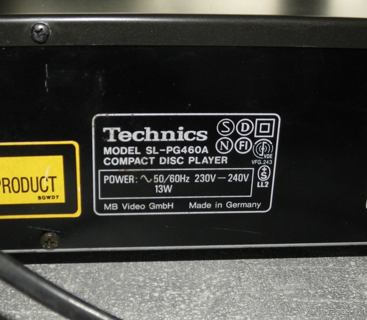 TECHNICS SL PG 460A CD přehrávač - 7