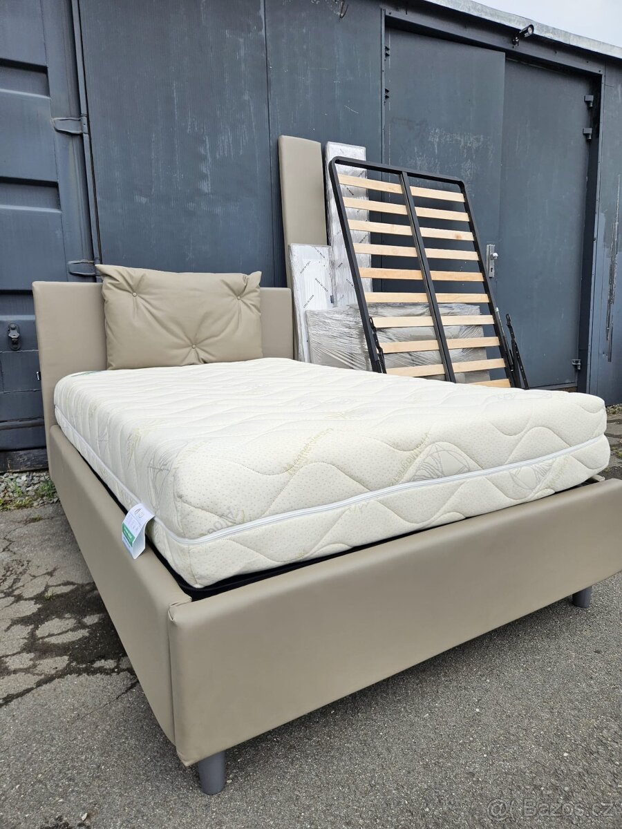 Gauč čalouněný, koženkový - 7