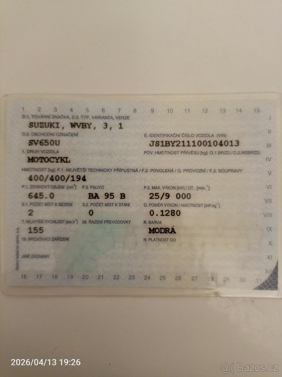 Suzuki SV650 - 7