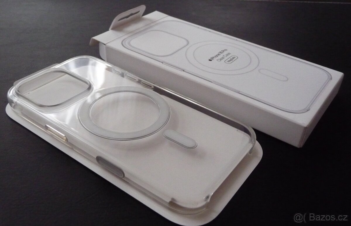 Original Apple průhledný kryt s MagSafe na iPhone 16 Pro - 7