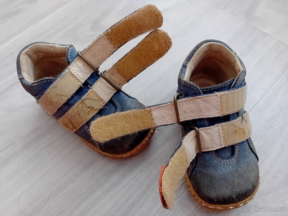 Dětské kožené boty/botičky vel. 19 - 7