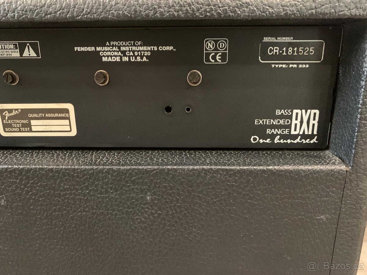 FENDER BXR100 basové kombo - 7