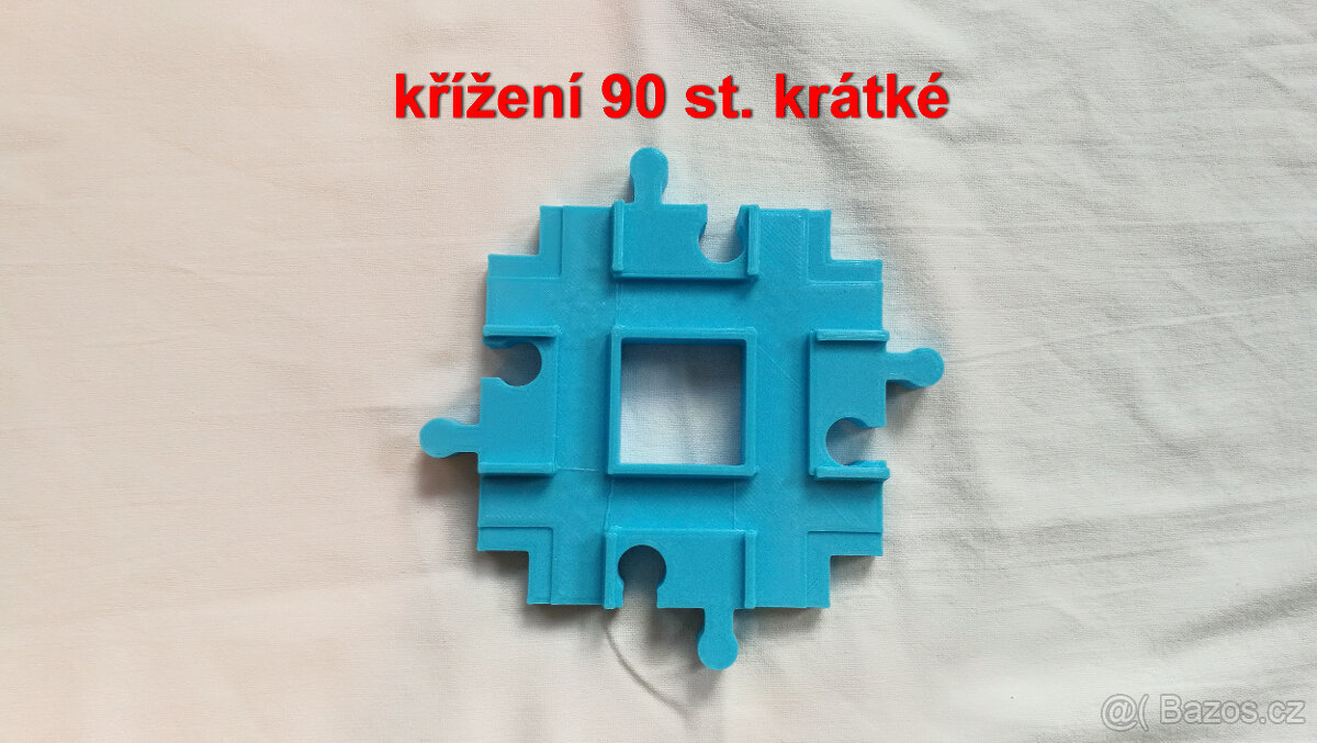Duplo vlak, kolej - křížení kolejí - 7