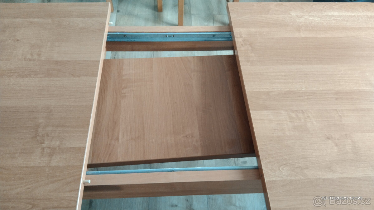 Jídelní stůl - rozkládací + 4 ks židle Ikea Kautsby - 7