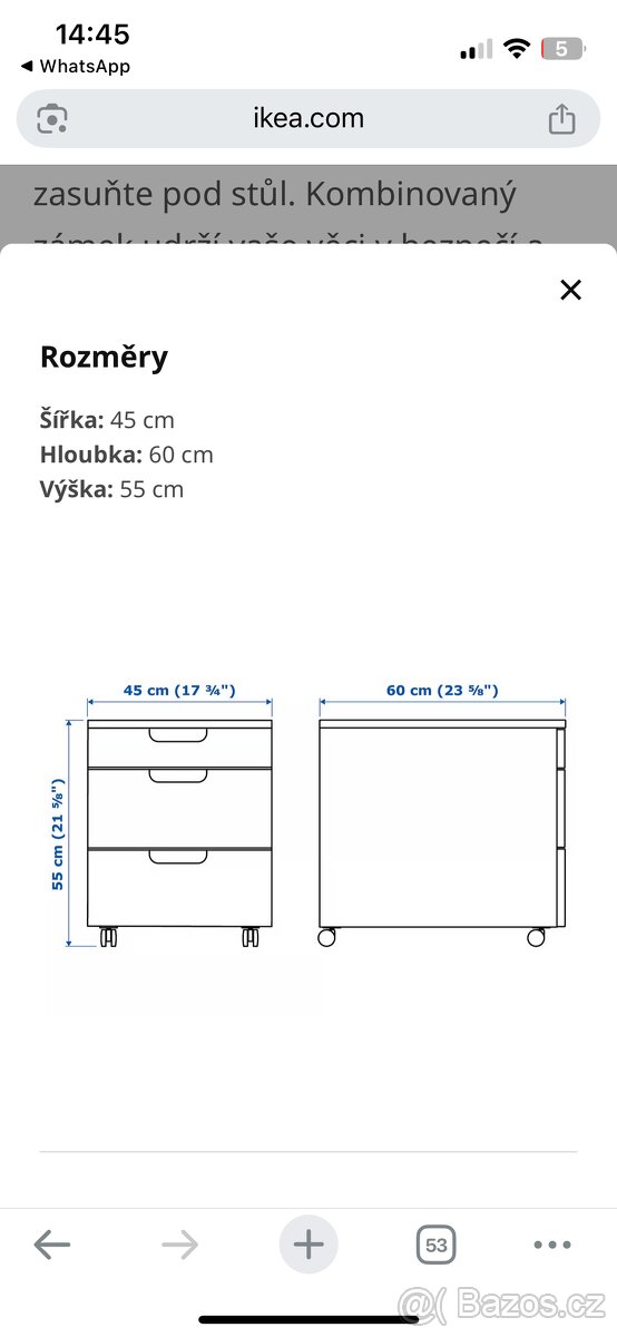 Šuplíky uzamykatelné IKEA - 7