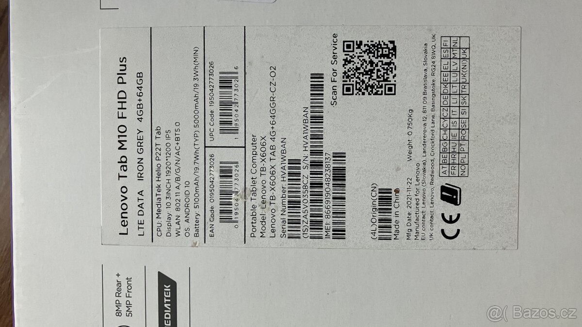 Lenovo tabM10 FHD PLUS - 7