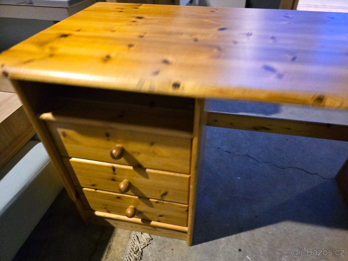 Psací stůl dřevo 60x120 výška 76 cm - 7
