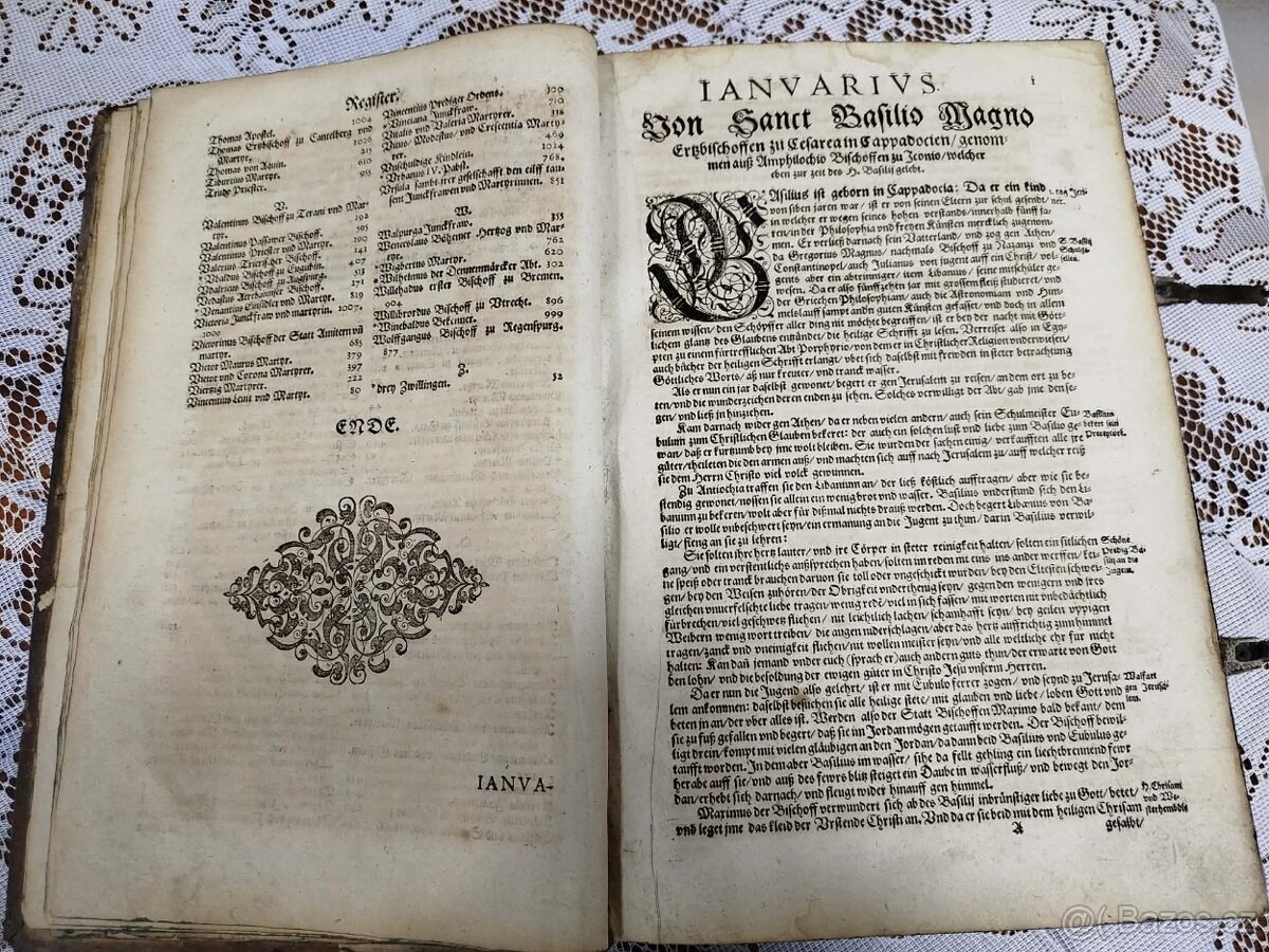 419 ROČNÁ KNIHA--autor--Laurentius Surius--rok vydania 1606- - 7