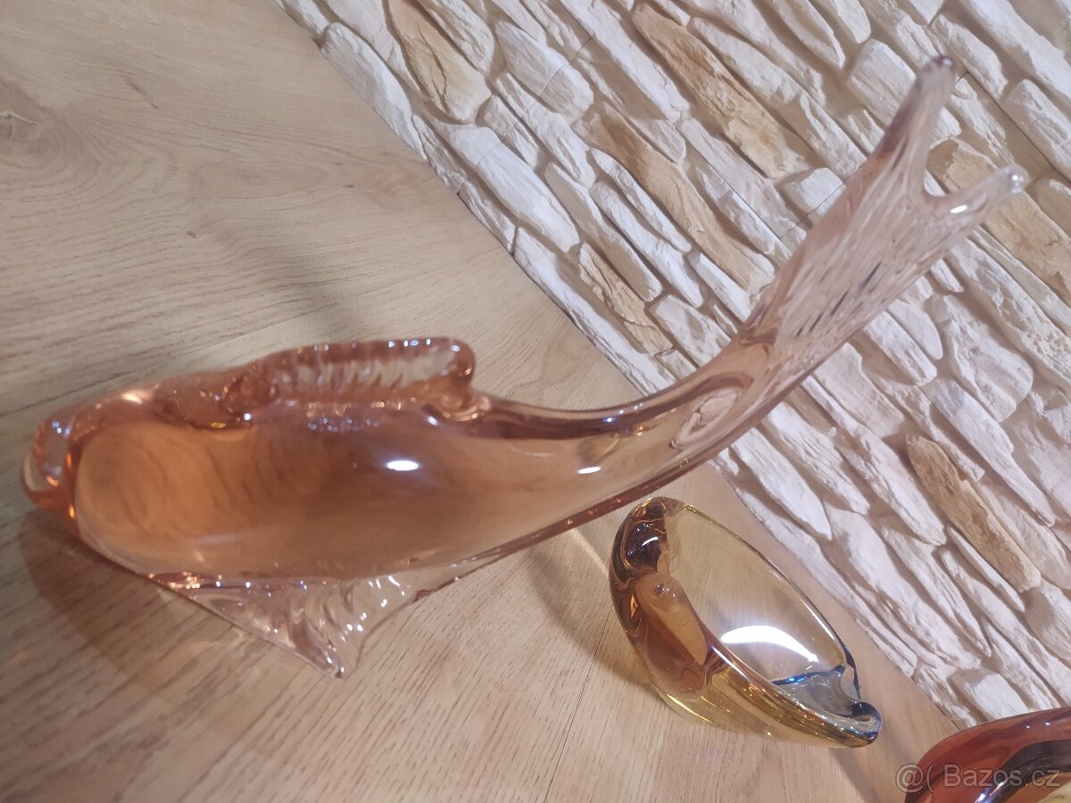 KOLEKCE HUTNÍHO SKLA - 5ks - 7