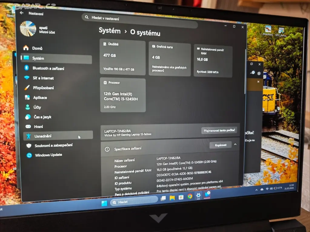 HP Victus Gaming 15 - 7