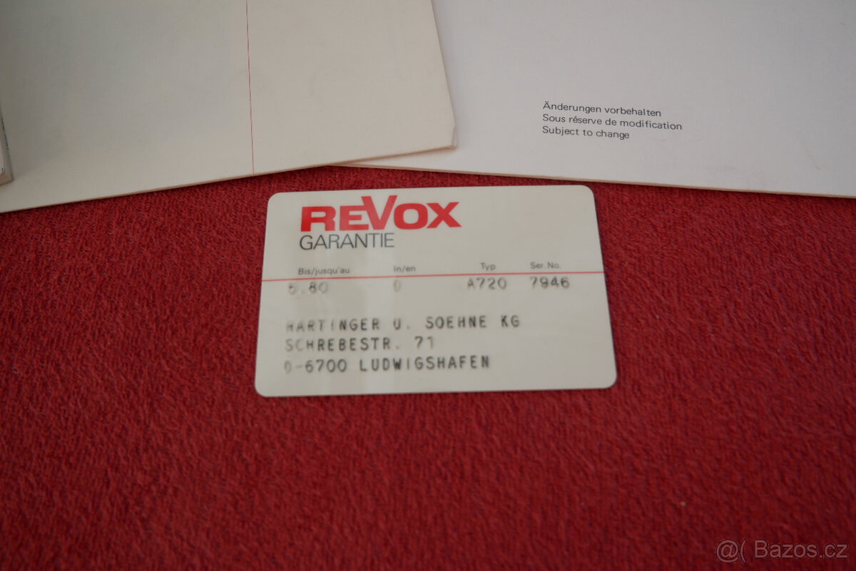 REVOX A-720 - 7