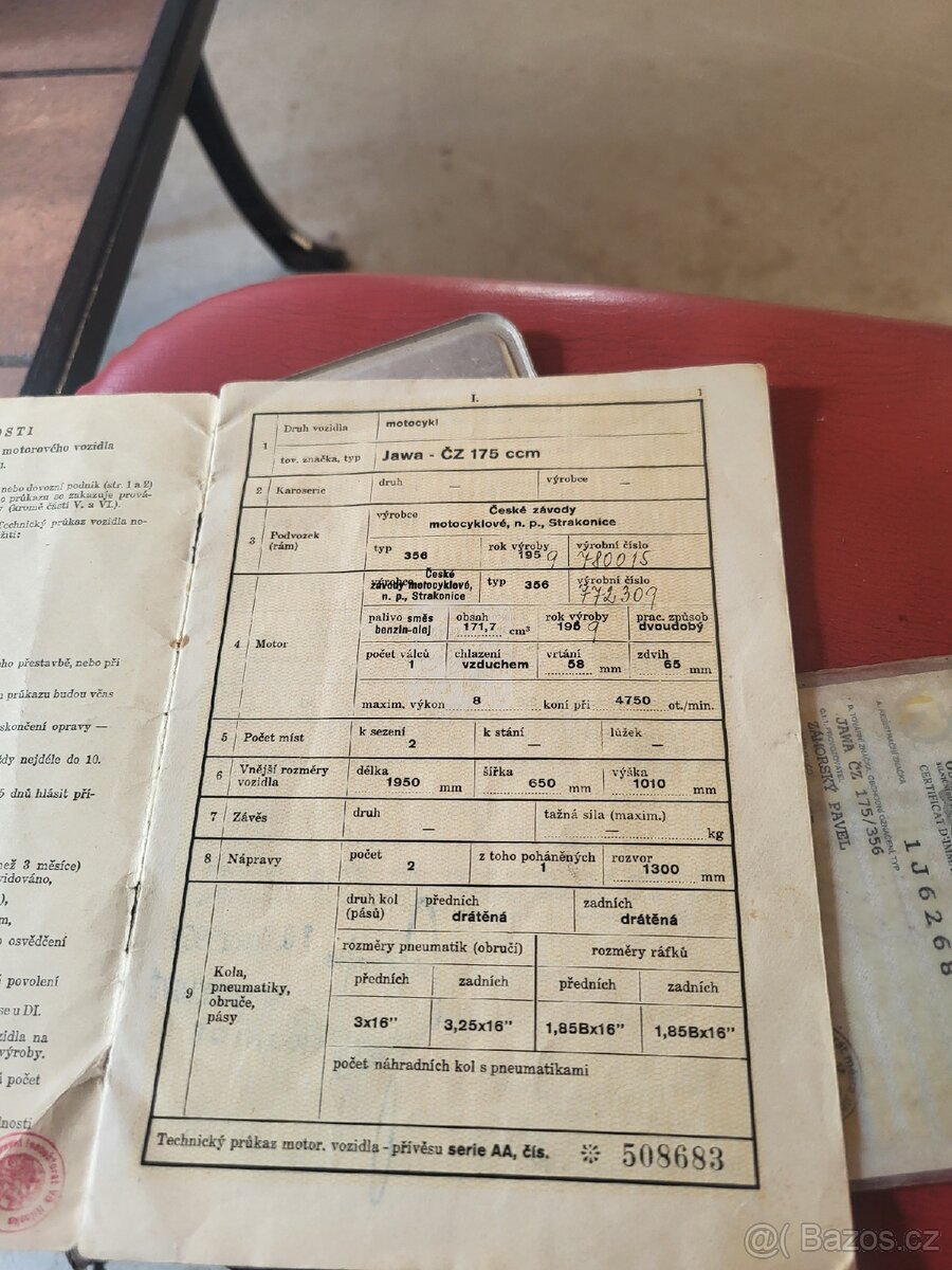 Prodám Jawa 175 - 7