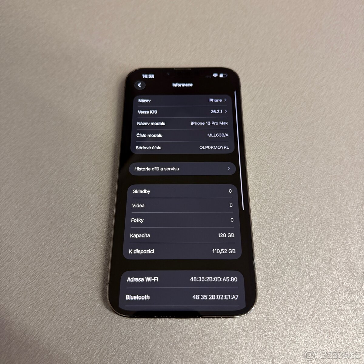 iPhone 13 Pro Max 128GB graphite, pěkný stav, rok záruka - 7
