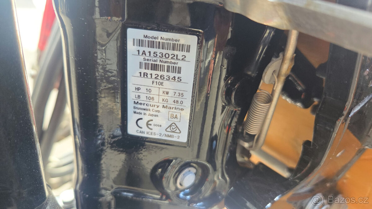 LODNI MOTOR MERCURY 10 - 7