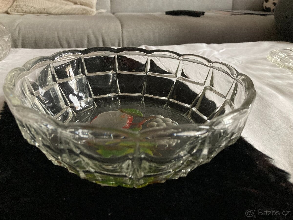 starožitné misky a tácy s ornamentální řezbou - 7