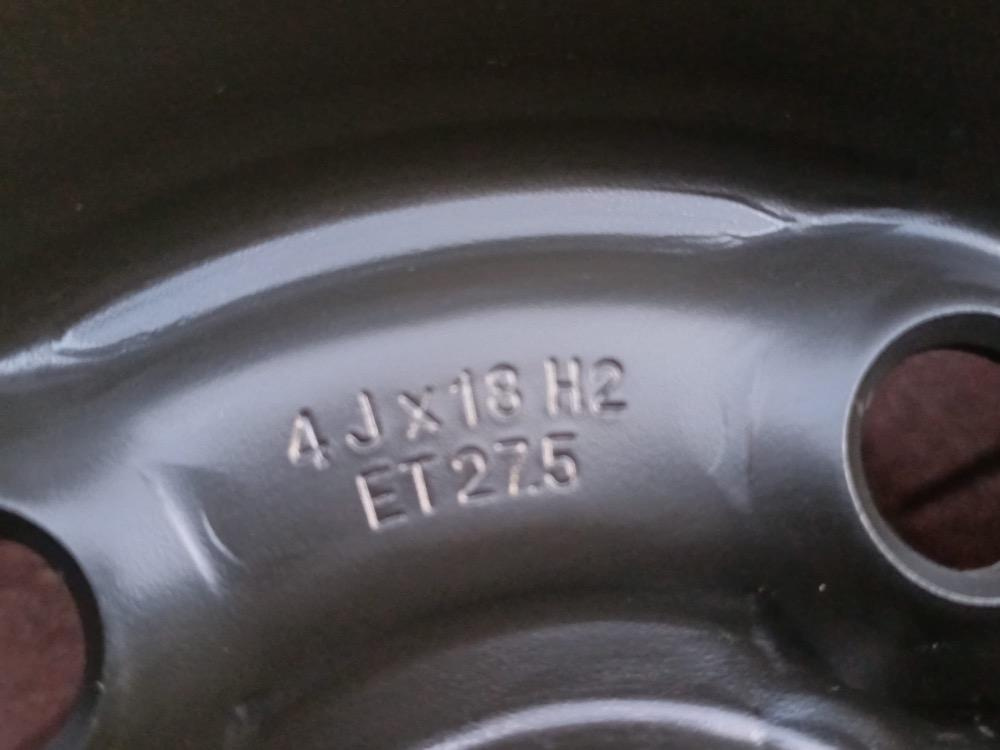 Rezerva dojezdovka originál VW Tiguan 5x112 4Jx18 ET27,5 - 7